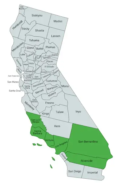 Map of California - Region-3-JRIC