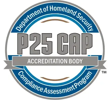 Department of Homeland Security Compliance Assessment Program P25 CAP Accreditation Body logo