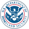 Official seal of the Department of Homeland Security