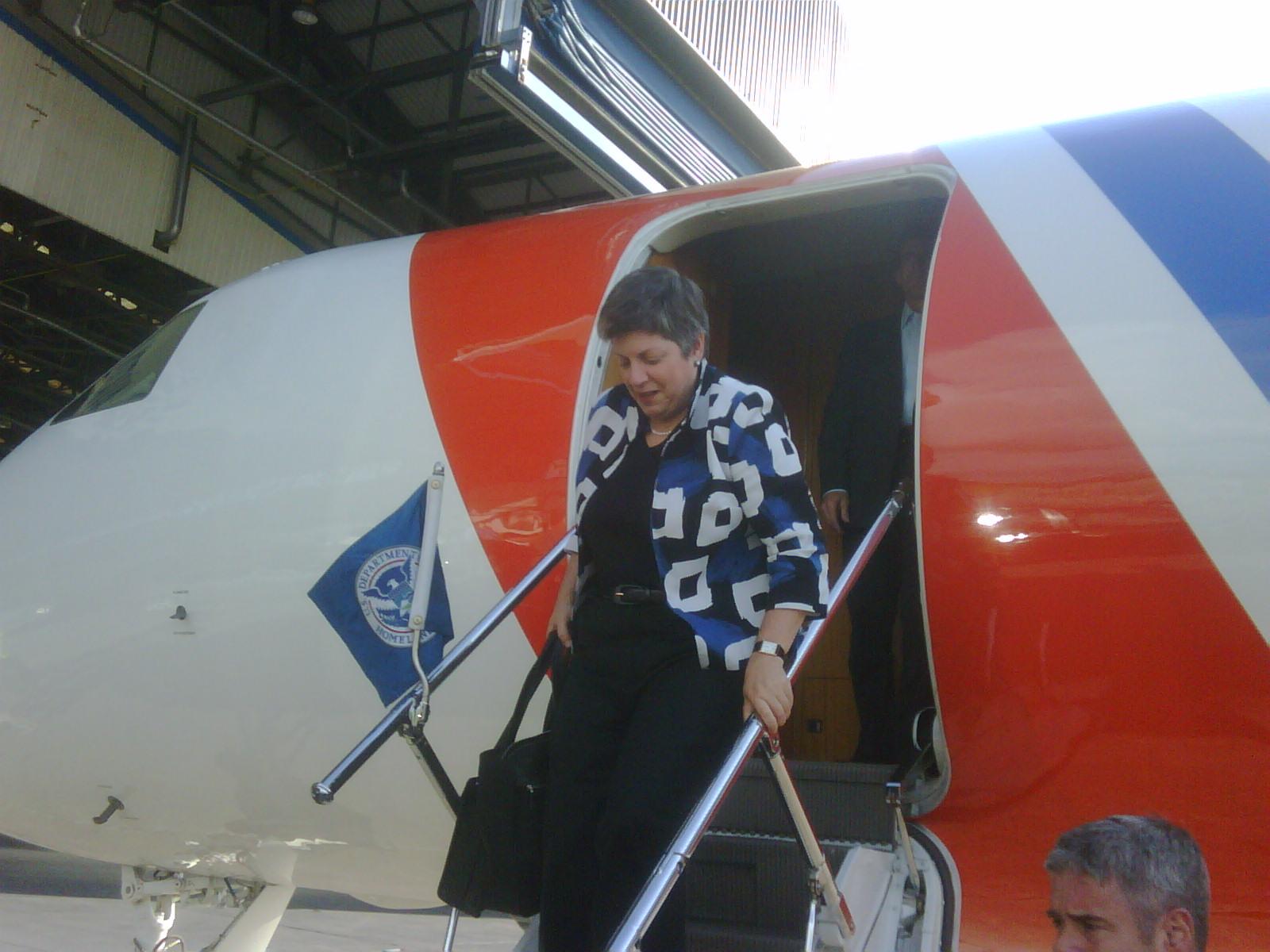 Secretary Napolitano touched down moments ago in Shannon, Ireland, kicking off her European trip.