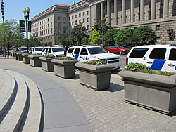 FPS Vehicles Parked outside the Ronald Reagan Building